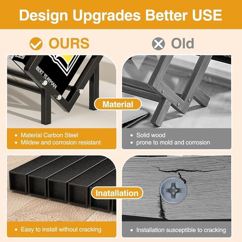 Desk Bookshelf Made of Stainless Steel - Sloped Book Organizer for Office Study Bedroom - Tabletop Bookshelf 15.7"x10.2" Black (Matte black) in Saudi Arabia
