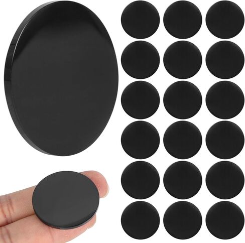 20Pcs Blank Challenge Coins 1-1/4" Black 304 Stainless Steel Coin Heavy Duty 0.08" Thick Blank Challenge Coins for Laser Engraving Metal Stamping DIY Crafts Custom Commemorative Collection in Saudi Arabia