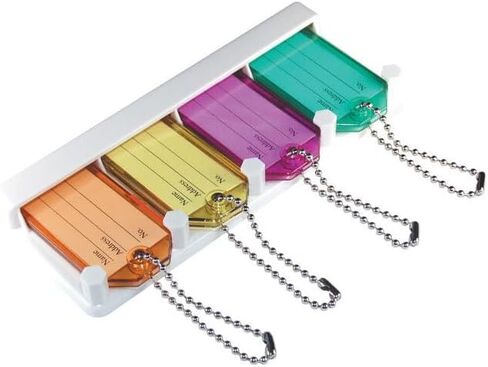 Hillman Key Identification Tags and Organizer, 4-Pack-701277 in Saudi Arabia
