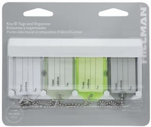 Hillman Key Identification Tags and Organizer, 4-Pack-701277 in Saudi Arabia
