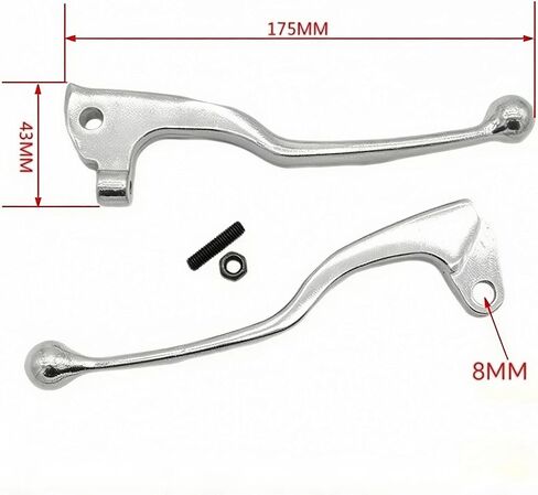 أذرع قابض الفرامل الأمامية البديلة تناسب Yamaha YZ80 YZ100 MX100 BW200 YZ125 TW200 XT225 XT250 XT350 XT600 TTR250 TT250 TT350 TT600 مقبض الفرامل in Kuwait