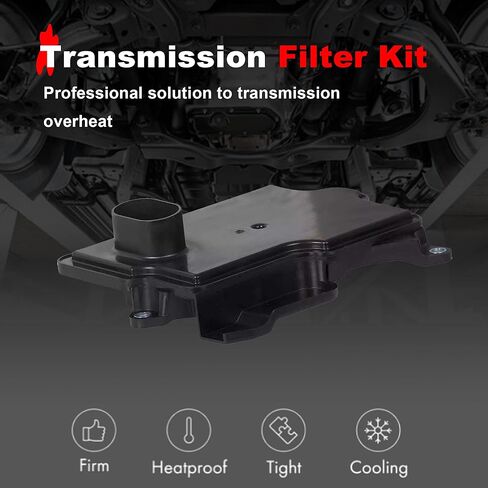 044-0438 Transmission Fluid Filter with Pan Gasket Compatible with Toyota Tacoma 2016-2021 2.7L 3.5L in Kuwait