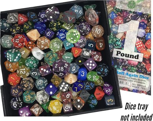 Roll Again Bulk Dice - in assorted colors, shapes, and styles Mixed 0.5 LB in Saudi Arabia