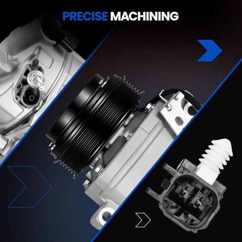 198358 Air Conditioning A/C Compressor with Clutch Compatible with Ford Explorer Flex Taurus Police Interceptor Sedan 2013-2019, Compatible with Lincoln MKS MKT MKZ 2013-2016 in Kuwait