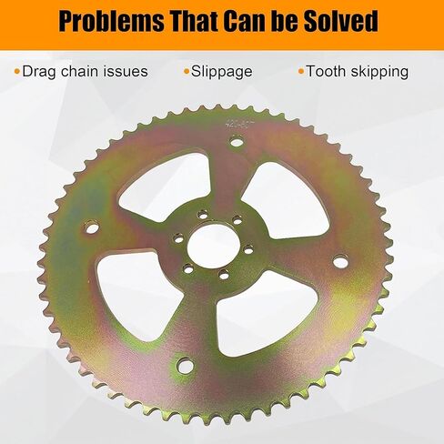 40T High Speed Rear Chain Sprocket # 40 41 420 6 Hole Compatible with Coleman CT100U CC100X for Mega Moto MMB80 105cc for Motovox MBX10 for Baja Doodle Bug DB30 Mini Bike High-Strength Parts in Saudi Arabia