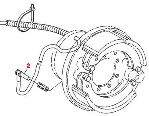 Sensor ABS with 79" Harness Cascadia 4410309012 (R955604D) in Saudi Arabia
