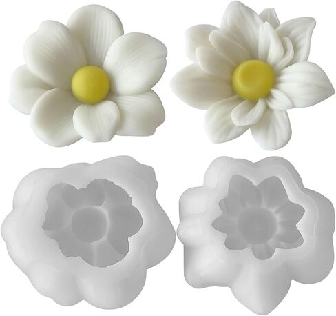 Ipotkitt 1pc Column Shape Butterfly Pattern Candle Silicone Molds Flower Insect Spring Resin Casting Molds for Candles Soap Epoxy Resin Wax DIY Crafts Home Decor in Saudi Arabia