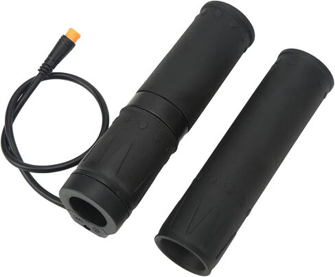Yosoo Health Gear Electric Bike Half Rotation Throttle Grip, Rubber Electric Dirt Bike Half Split Throttle for 22.2mm Handlebars in Kuwait