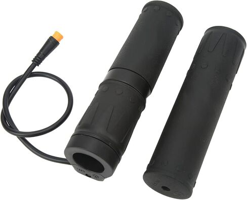 Yosoo Health Gear Electric Bike Half Rotation Throttle Grip, Rubber Electric Dirt Bike Half Split Throttle for 22.2mm Handlebars in Kuwait