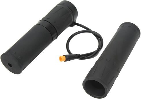 Yosoo Health Gear Electric Bike Half Rotation Throttle Grip, Rubber Electric Dirt Bike Half Split Throttle for 22.2mm Handlebars in Kuwait