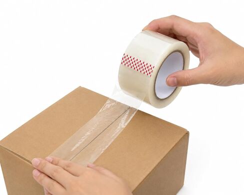Ultra Strong Packing Tape 2.0 Mil – Clear Moving & Shipping Tape,100 Yards (300 ft) per Roll, Heavy Duty Adhesive, Single Roll for Boxes & Storage in Kuwait
