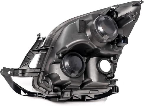 مناسب لاستبدال مجموعة المصابيح الأمامية Ford Fusion لعام 2006 2007 2008 2009 متوافق مع 06 07 08 09 مجموعة مصابيح رأس Fusion للسائق والراكب، غطاء أسود شفاف in Kuwait