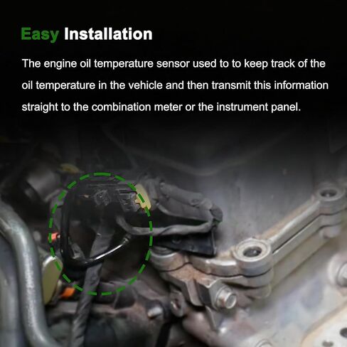 Engine Oil Coolant Temperature Sensor 68088241AA Compatible with Jeep Cherokee Compass Renegade 2.4L 2015-2020,Chrysler 200,for Fiat 500 1.4L 2012-2019, 500L 1.4L 2014-2017,for Dart 1.4L 2013 in Kuwait