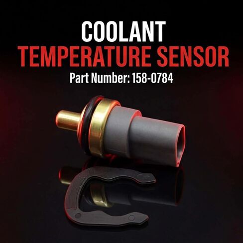 مستشعر درجة حرارة سائل التبريد 158-0784 متوافق مع Audi A3 A4 A5 A6 A8 Q5 Q7 S4 S5 TT VW Golf Jetta Passat Beetle CC Eos يستبدل 1580784 06A919501A in Kuwait