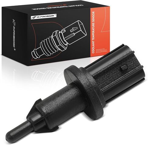 A-Premium Engine Coolant Temperature Sensor [2 Pins] Compatible with Honda CR-V 2002-2006, Civic 2001-2005, Accord 2003-2004, Fit 2007-2008, Element 2003-2006, S2000 2006-2009 & Acura MDX, TSX, RSX in Kuwait
