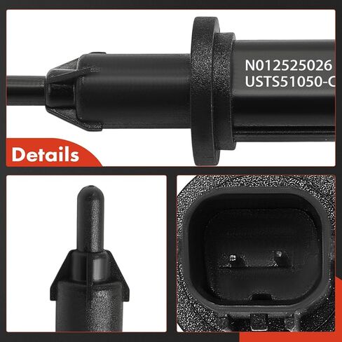 A-Premium Engine Coolant Temperature Sensor [2 Pins] Compatible with Honda CR-V 2002-2006, Civic 2001-2005, Accord 2003-2004, Fit 2007-2008, Element 2003-2006, S2000 2006-2009 & Acura MDX, TSX, RSX in Kuwait