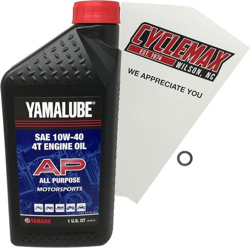 CYCLEMAX Standard Yamalube Oil Change Kit Compatible with 2000-2004 Yamaha TTR90 in Kuwait