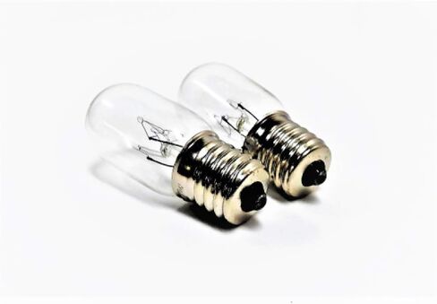 ID: 2SCW. 2 New Generic Screw-in Clear Sewing Machine Light Bulbs, 120V, 15W, Compatible with, not Manufactured by Singer. Will fit Models: 99, 1200-1, 185, 201, 201-2, 223+, Plus Others as Below: in Saudi Arabia