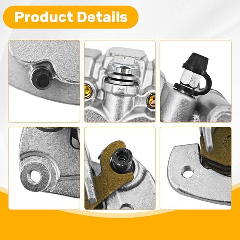 Rear & Front Left Right Brake Caliper Compatible with Can-Am Commander 800 800R 1000 1000R (2011-2020) Max 800R 1000 1000R (2016-2018) Replaces# 705600872 705600679 705600678 in Saudi Arabia