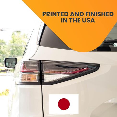 Magnet Me Up Japan Japanese Flag Car Magnet Decal, 4x6 Inches, Heavy Duty Automotive Magnet for Car, Truck SUV in Kuwait