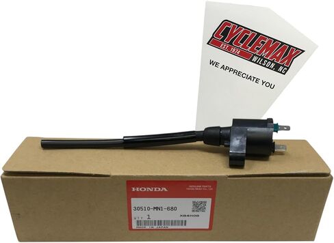 Cyclemax One Pack compatible with Honda Ignition Coil 91-00 XR600 R 93-16 XR650 L TRX90 30510-MN1-680 Contains One 30510-MN1-680 and a Funnel in Kuwait