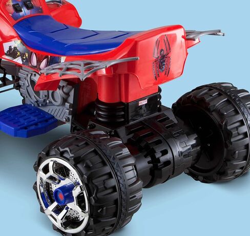 Kid Trax Marvel Spiderman Toddler ATV Ride On Toy, 12 Volt Battery, 3-7 Years, Max Rider Weight 88 lbs, Spider-Man Blue in Saudi Arabia