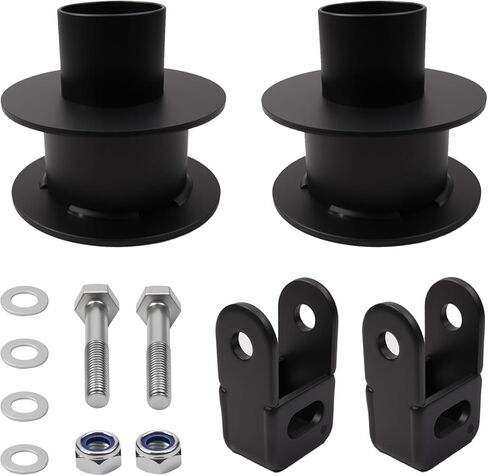 3" Front Leveling Kit for 2005-2024 Ford F250 F350 Super Duty 4WD | 3 Inch High-Strength Steel Coil Spring Lift Spacers with Shock Mount Extenders & Noise-Reducing Isolators in Saudi Arabia