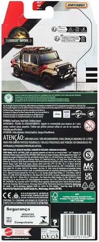 Matchbox Jurassic World Rebirth Dinosaur Toy Cars, 5-Pack (Set 1) in Kuwait