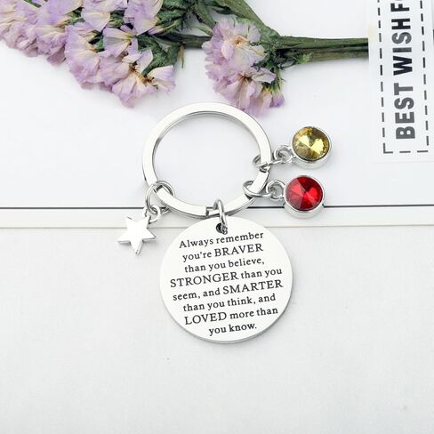 WSNANG Movie Fans Gift You are Braver Stronger Smarter Than You Think Keychain in Saudi Arabia