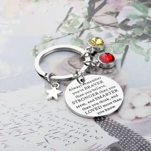 WSNANG Movie Fans Gift You are Braver Stronger Smarter Than You Think Keychain in Saudi Arabia
