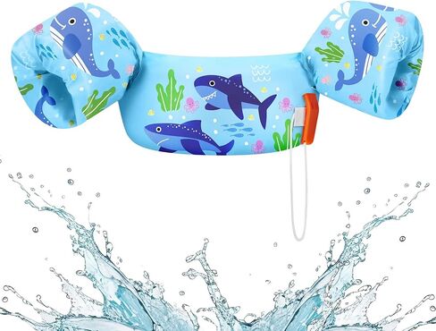 HeySplash Swim Vest for Kids, Toddler Pool Floaties Fit 20-50/70 Lbs, Children Swimming Vest with Adjustable Strap, Swim Jacket Water Wing Arm Float, Puddle Sea Beach Boat Jumper Boy Girl Baby in Saudi Arabia