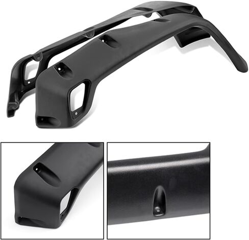 ALLGOOD Fender Flares Fit Jeep Wrangler TJ 1997-2006/Fit Jeep Wrangler LJ Unlimited 2004-2006/غير مناسب لنماذج المرافق الرياضية الرياضية 6 بوصات جيب أملس واسع غطاء حماية العجلة ذو نمط ممتد 4 قطع in Kuwait