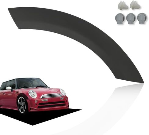 ALLGOOD Fender Flares Splash Shield متوافق مع Mini Cooper 2002-2008 51131505866 الجبهة اليمنى للركاب الجانب عجلة الحاجز تقليم in Kuwait