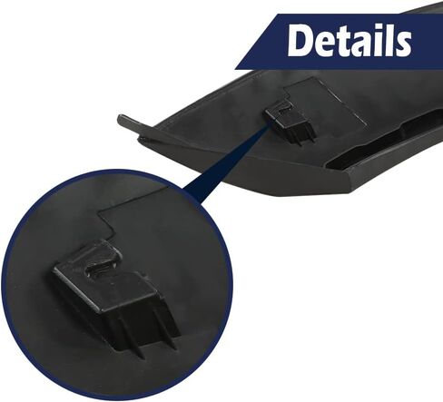 ALLGOOD Fender Flares Splash Shield متوافق مع Mini Cooper 2002-2008 51131505866 الجبهة اليمنى للركاب الجانب عجلة الحاجز تقليم in Kuwait