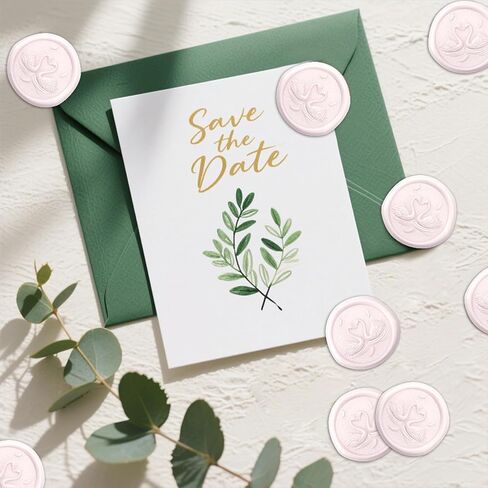 Swan Wax Seal Stickers,30Pcs Self Adhesive Envelope Seal Stickers,Great for Invitations,Envelopes,Greeting Cards,Gift Wrappings,Valentine's Day in Saudi Arabia