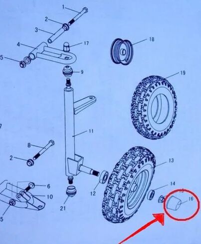 Qty 4 Hub Dust Cover for Front and Rear Axle Hubs - Heavy Duty Durable Protective Rubber Cap Replacement 4-Wheeler Accessories for Hammerhead and Trailmaster Off-Road Vehicles in Saudi Arabia