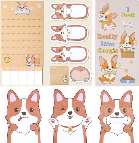 JIANTA Cat Sticky Notes Set, 550 Sheets, I Just Really Like Cats Self-Stick Notes Pads, Cute Cartoon Memo Pads, Sticky Notes Pads for Cat Lovers, Party Bag Fillers for Kids, Party Favour Gifts in Kuwait