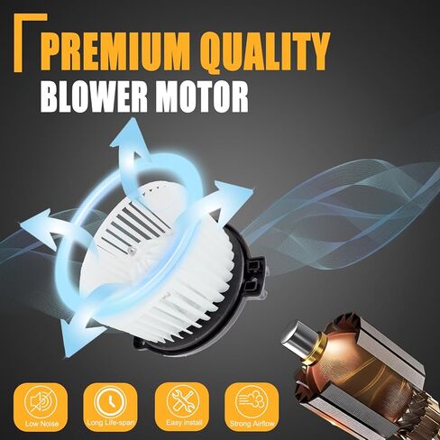 GSPSCN 700002 AC Blower Motor with Fan Compatible with Honda 2003-2008 Pilot，1999-2004 Odyssey,1998-2002 Accord丨Accord 2001-2006 MDX - HVAC Heater Blower Motor OE# 79310S84A01,15-80955,HO3126105 in Kuwait