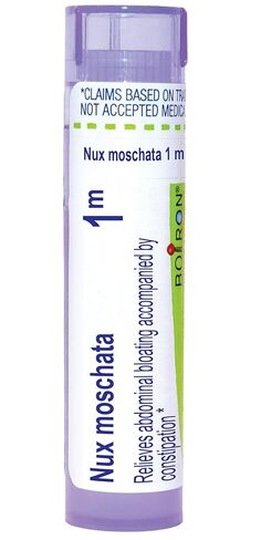 Boiron Nux Moschata 1M Md 80 حبة لانتفاخ البطن المصحوب بالإمساك in Saudi Arabia