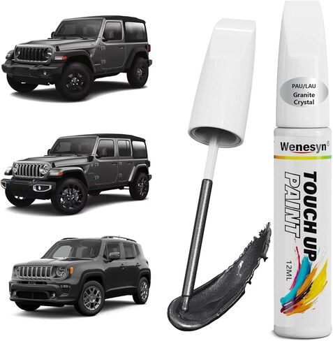 طلاء أحمر PRC/MRC Firecracker Red Touch Up متوافق مع سيارة جيب، ومزيل خدوش طلاء السيارة لإصلاح النكات والرقائق، وطلاءات السيارات تطابق تمامًا شيروكي/رانجلر/مصارع in Kuwait