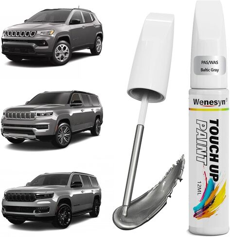 طلاء أحمر PRC/MRC Firecracker Red Touch Up متوافق مع سيارة جيب، ومزيل خدوش طلاء السيارة لإصلاح النكات والرقائق، وطلاءات السيارات تطابق تمامًا شيروكي/رانجلر/مصارع in Kuwait