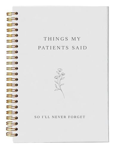 bitCNY Nurse Botanical Spiral Notebook, Nurse Appreciation Gifts Notebook Journal for Women, Nursing Gifts for Women, Things My Patients Said Medical Nursing Journal, 5.5x8.3 Inch in Saudi Arabia