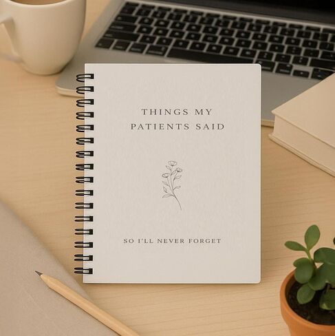 bitCNY Nurse Botanical Spiral Notebook, Nurse Appreciation Gifts Notebook Journal for Women, Nursing Gifts for Women, Things My Patients Said Medical Nursing Journal, 5.5x8.3 Inch in Saudi Arabia