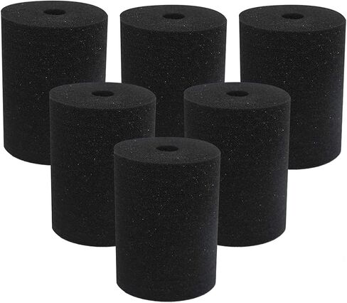 6 Piece Black Cup Turner Foam Flexible Sponge Inserts for 10oz-40oz Crafting Work with 3/4 Inch PVC Pipe Black Cup Turner Foam in Saudi Arabia