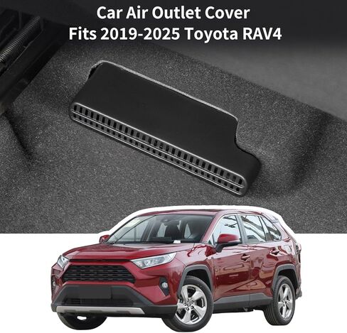 Center Console Rear Under Seat Air Vent Cover Protector Compatible with for Toyota RAV4 2019-2026, Under Seat AC Heater Air Vent Grill Outlet Covers, Anti-Block Dustproof Car Interior Accessories in Saudi Arabia