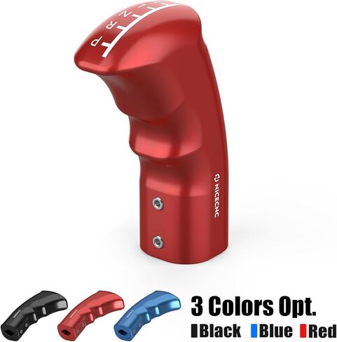NICECNC Red Gear Shift Knob, RZR Gear Selector Shifter Knob Grip Compatible with Polaris ACE 500 2018-2019, RZR 4 800 2012-2013, Sportsman ACE 570 2015, See Fitments in Saudi Arabia