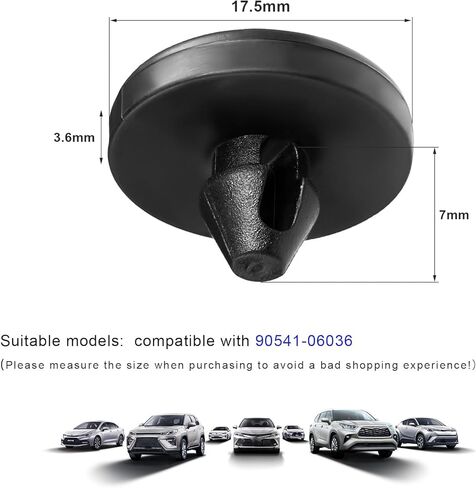 4 PCS Brake Switch Stopper, Car Brake Pedal Pad Replacement Compatible with 90541-06036, Light Switch Stopper Clutch Pedal Stop Clip for Cars Trucks SUVs, Car Accessories in Kuwait
