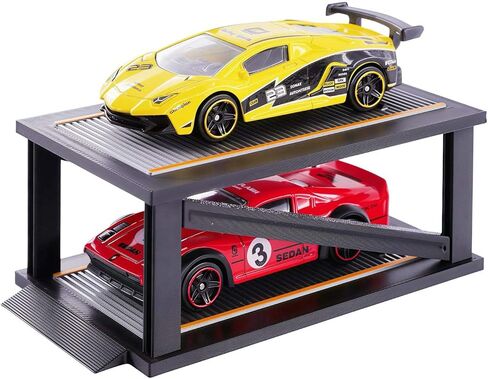 1/64 Scale Model Car Garage Display Rack Multi-Level Parking Stand for Diecast Cars Storage Display, 9-Car Version, Cars Not Included in Saudi Arabia