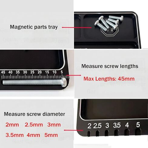 RC Parts Screws Tray Magnetic Screws Holder Plate Screw Organizer Tool for RC Car Boat Helicopters Airplane in Saudi Arabia