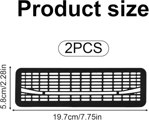 قطعتان من الملحقات لموديل Y Juniper 2025 2026، غطاء فتحة تهوية أرضية المقعد الخلفي وغطاء حماية شبكة منفذ تكييف الهواء متوافق مع موديل Y Juniper in Kuwait